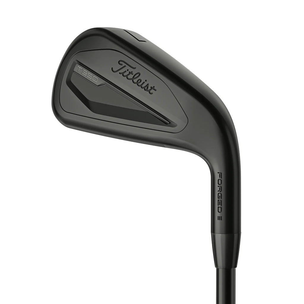 Titleist T350 Black Golf Irons - Steel